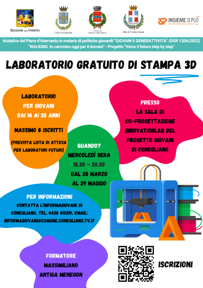 Laboratorio gratuito di stampa 3D Laboratorio gratuito di stampa 3D