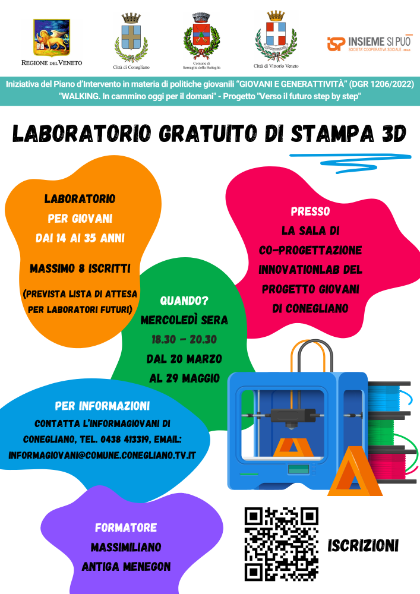 Laboratorio gratuito di stampa 3D