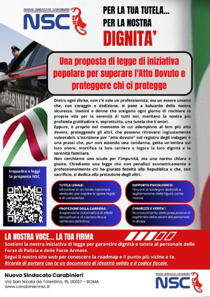 Proposta di legge di iniziativa popolare