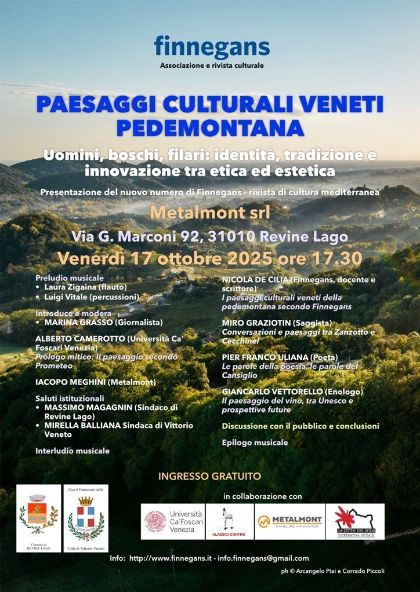 IL PAESAGGIO DI PROMETEO: METALMONT INCONTRA FINNEGANS IL PAESAGGIO DI PROMETEO: METALMONT INCONTRA FINNEGANS