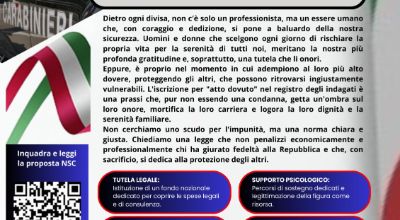 raccolta firme polizia