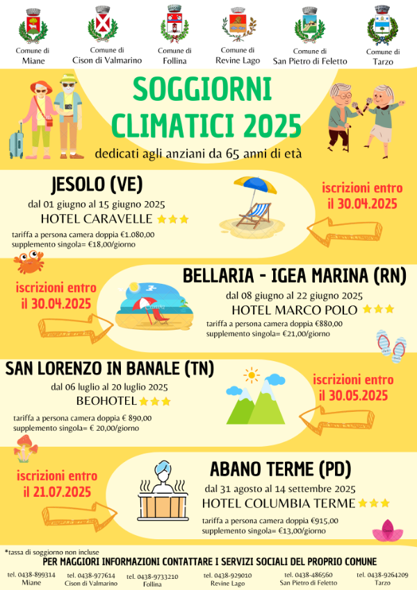 soggiorni climatici 2025